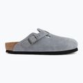Slides BIRKENSTOCK Boston Suede Leather stone blue 2