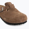 Slides BIRKENSTOCK Boston Suede Leather dark tea 7