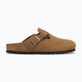 Slides BIRKENSTOCK Boston Suede Leather dark tea 2