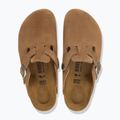 Slides BIRKENSTOCK Boston Suede Leather dark tea 4