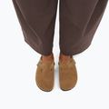 Slides BIRKENSTOCK Boston Suede Leather dark tea 7