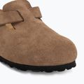 Slides BIRKENSTOCK Boston Suede Leather dark tea 7