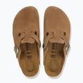 Slides BIRKENSTOCK Boston Suede Leather dark tea 4