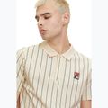 FILA men's polo shirt Luckenwalde antique white/adventurine striped 4