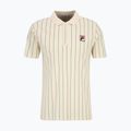 FILA men's polo shirt Luckenwalde antique white/adventurine striped 5