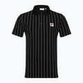 FILA men's polo shirt Luckenwalde black/bright white striped 5