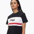 FILA women's t-shirt Lishui black/bright white 4