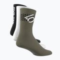 adidas FIVE TEN Cushioned Crew Sock 3 pairs olive strata/white/black 3