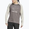 Men's cycling longsleeve adidas FIVE TEN Long Sleeve Jersey charcoal/putty grey 4