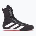 adidas Box Hog 4 core black/cloud white/pure ruby boxing shoes 2