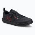 Men's adidas FIVE TEN Freerider Pro Boa core black/red/cloud white platform cycling shoes