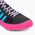 Boxing shoes adidas HVC core black/signal cyan/yellow 7