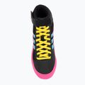 Children's boxing shoes adidas Havoc core black/signal cyan/yellow 5