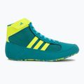 Kids' wrestling shoes adidas Havoc team purple/lucid lemon/signal cyan 2