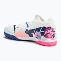 PUMA Future 7 Match Vol. Up TT football boots white/lumi blue/poison pink/fizzy melon/bluemazing 3