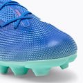 PUMA Future 7 Match FG/AG Jr children's football boots bluemazing/puma white/electric peppermint 7