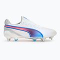 PUMA King Ultimate MxSG men's football boots puma white/bluemazing/flat light grey/sunset glow 2