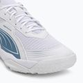 PUMA Solarflash III indoor sports shoe puma white/blue horizon 7