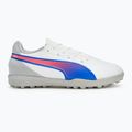 PUMA King Match TT Jr children's football boots puma white/bluemazing/flat light grey/sunset glow 2