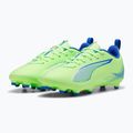 PUMA Ultra 5 Play FG/AG Jr fizzy apple/puma white children's football boots 10