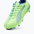 PUMA Ultra 5 Play FG/AG Jr fizzy apple/puma white children's football boots 11