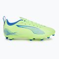PUMA Ultra 5 Play FG/AG Jr fizzy apple/puma white children's football boots 2