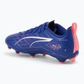 PUMA Ultra 5 Play FG/AG Jr children's football boots lapis lazuli/puma white/sunset glow 3