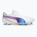 PUMA King Ultimate FG/AG football boots puma white/bluemazing/flat light grey/sunset glow 2