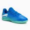 PUMA Future 7 Play It children's football boots hyperlink blue/mint/puma white