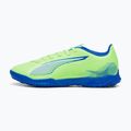 Men's football boots PUMA Ultra 5 Play TT fizzy apple/puma white