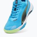 Men's indoor sports shoes PUMA Solarstrike III luminous blue/club navy/fizzy apple 11