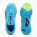 Men's indoor sports shoes PUMA Solarstrike III luminous blue/club navy/fizzy apple 12