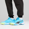 Men's indoor sports shoes PUMA Solarstrike III luminous blue/club navy/fizzy apple 15