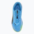 Men's indoor sports shoes PUMA Solarstrike III luminous blue/club navy/fizzy apple 5