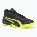 Men's basketball shoes PUMA Court Pro puma black/electric lime