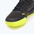 Men's basketball shoes PUMA Court Pro puma black/electric lime 7