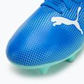 PUMA Future 7 Play MxSG football boots hyperlink blue/mint/puma white 7