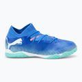 PUMA Future 7 Match It + Mid Jr children's football boots bluemazing/puma white/electric peppermint 2