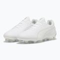PUMA King Ultimate FG/AG football boots puma white/puma silver 8