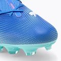 PUMA Future 7 Play It football boots hyperlink blue/mint/puma white 7