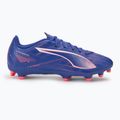 PUMA Ultra 5 Play FG/AG lapis lazuli/puma white/sunset gloe football boots 2
