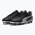 PUMA King Match FG/AG Jr children's football boots puma black/puma white/cool dark grey 8