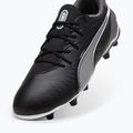 PUMA King Match FG/AG Jr children's football boots puma black/puma white/cool dark grey 12