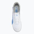 PUMA King Pro TT football boots puma white/bluemazing/flat light grey/sunset glow 5