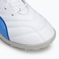 PUMA King Pro TT football boots puma white/bluemazing/flat light grey/sunset glow 7