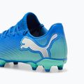 PUMA Future 7 Play FG/AG Jr children's football boots hyperlink blue/mint/puma white 6