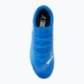 PUMA Future 7 Play FG/AG Jr children's football boots hyperlink blue/mint/puma white 5