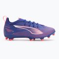 PUMA Ultra 5 Pro FG/AG Jr children's football boots lapis lazuli/puma white/sunset glow 2