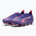 PUMA Ultra 5 Pro FG/AG Jr children's football boots lapis lazuli/puma white/sunset glow 8