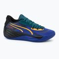 Men's basketball shoes PUMA All-Pro Nitro Crowd Craze lapis lazuli/cold green/puma black 2